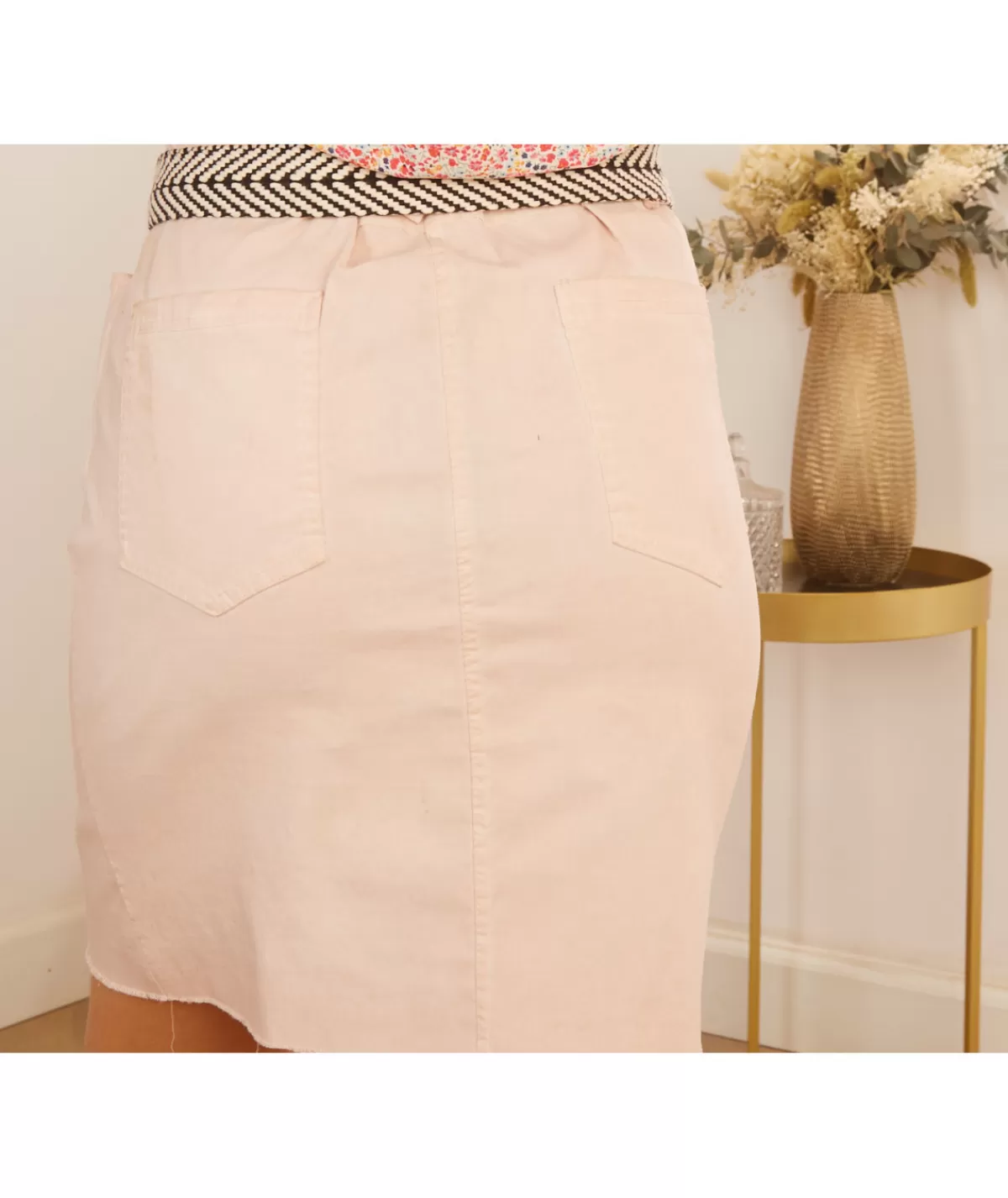 La boutique de Lilie Jupes / Shorts>JUPE KAMILA Rosepoudre
