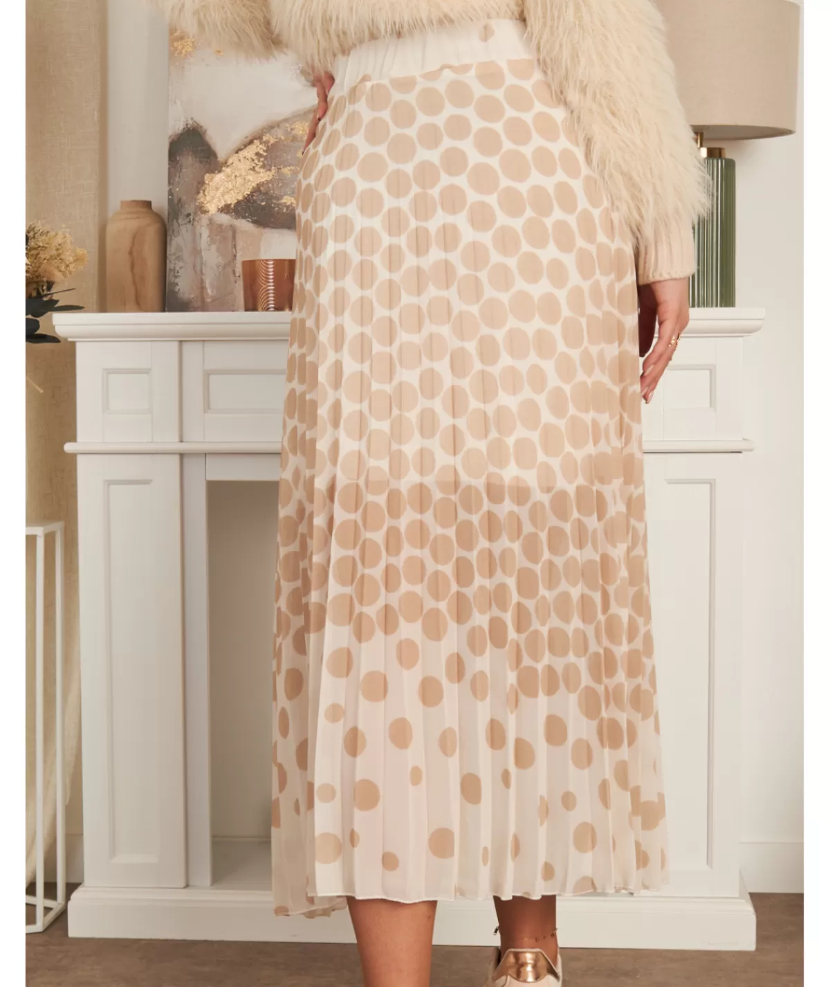 La boutique de Lilie Jupes / Shorts>JUPE KATHLEEN Beige