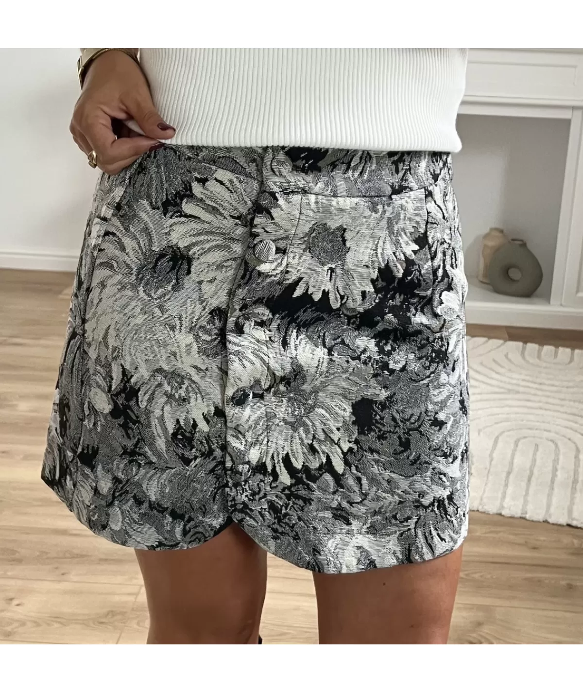 La boutique de Lilie Jupes / Shorts>JUPE KEVIN Gris