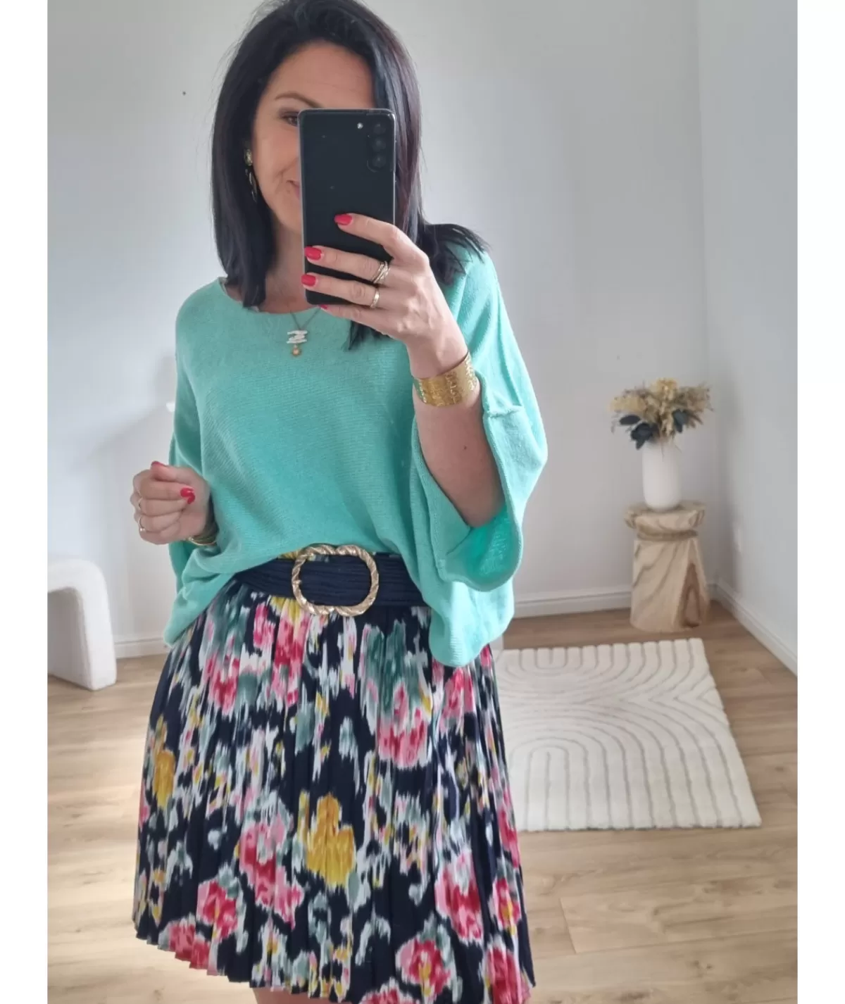 La boutique de Lilie Jupes / Shorts>JUPE MARIELLE Marine