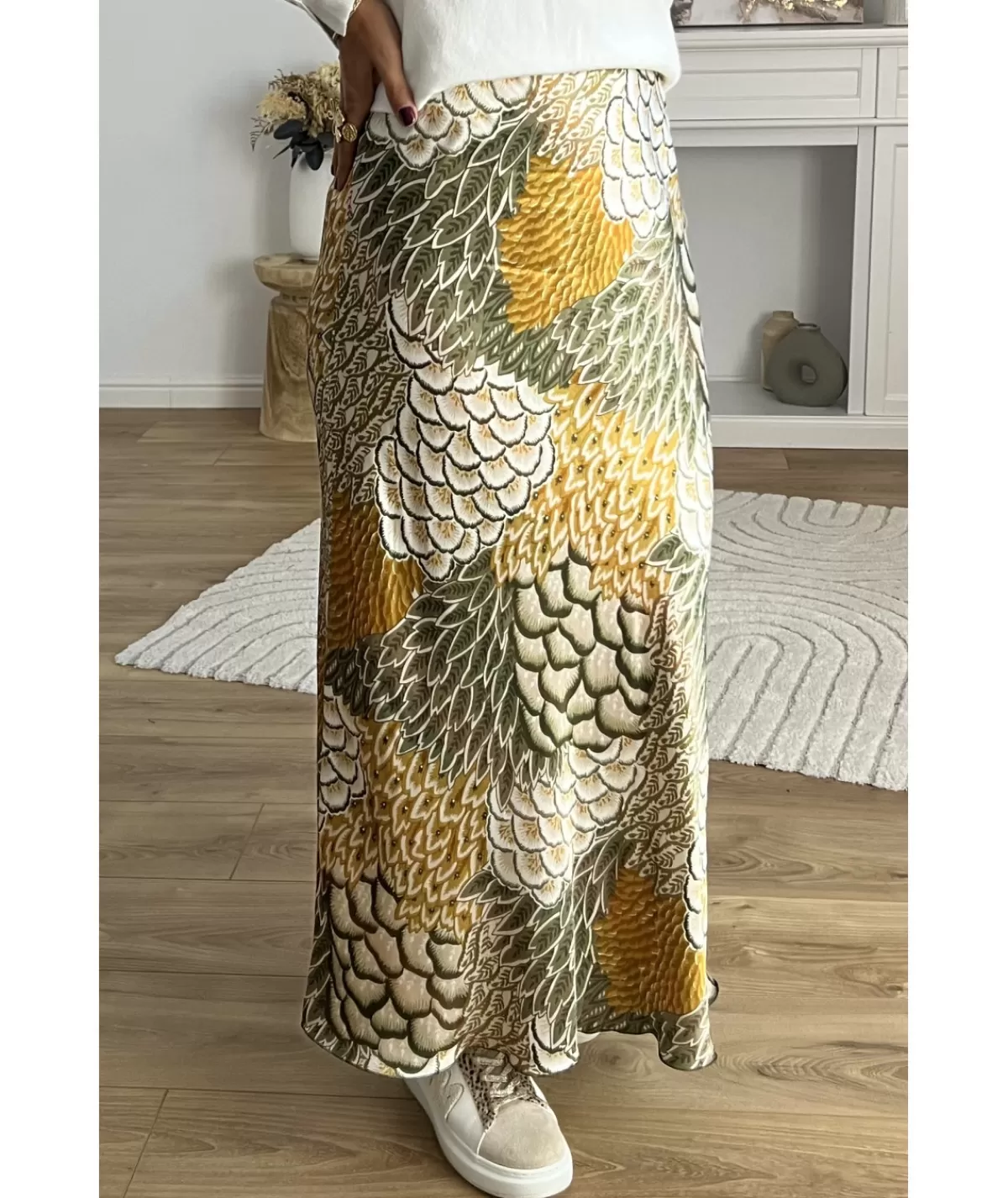 La boutique de Lilie Jupes / Shorts>JUPE MONICA Kaki