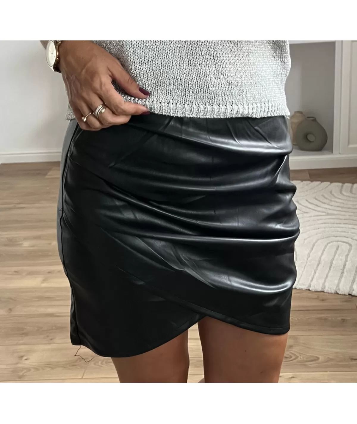 La boutique de Lilie Jupes / Shorts>JUPE NICOLAS Noir