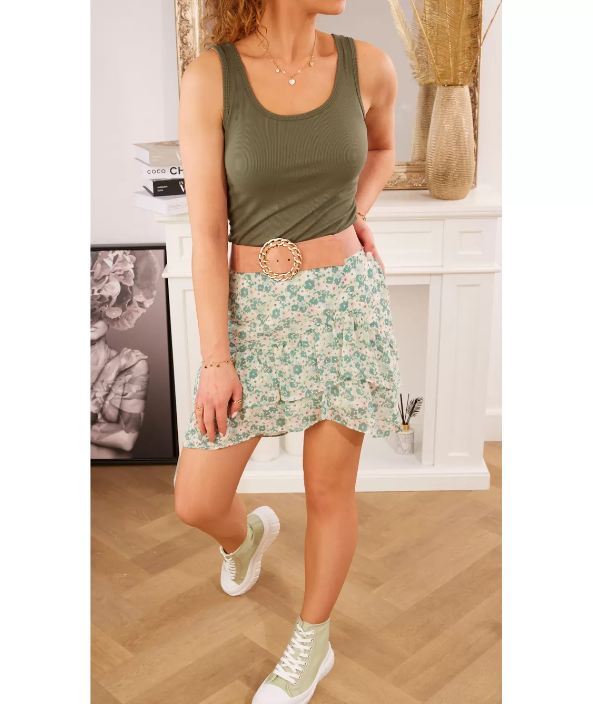 La boutique de Lilie Jupes / Shorts>JUPE NINON Vertdeau