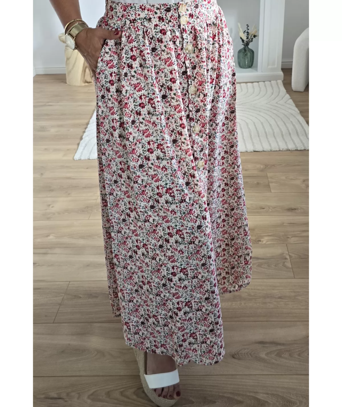 La boutique de Lilie Jupes / Shorts>JUPE NOELIE Rouge