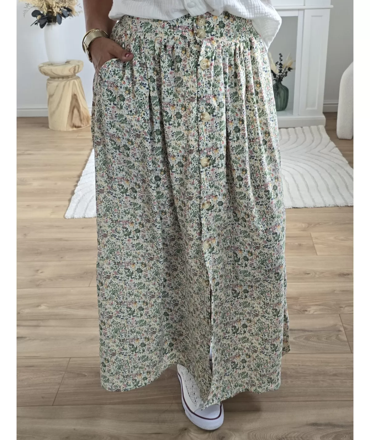 La boutique de Lilie Jupes / Shorts>JUPE NOELIE Vert