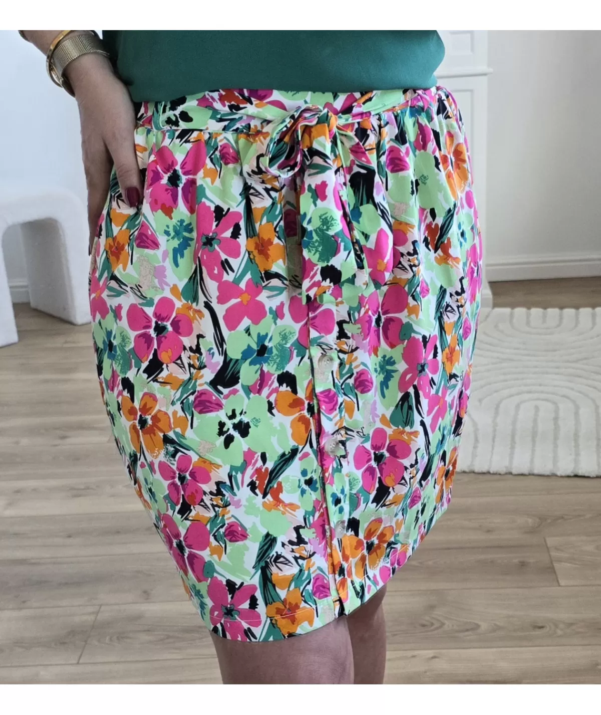 La boutique de Lilie Jupes / Shorts>JUPE NORA Vert