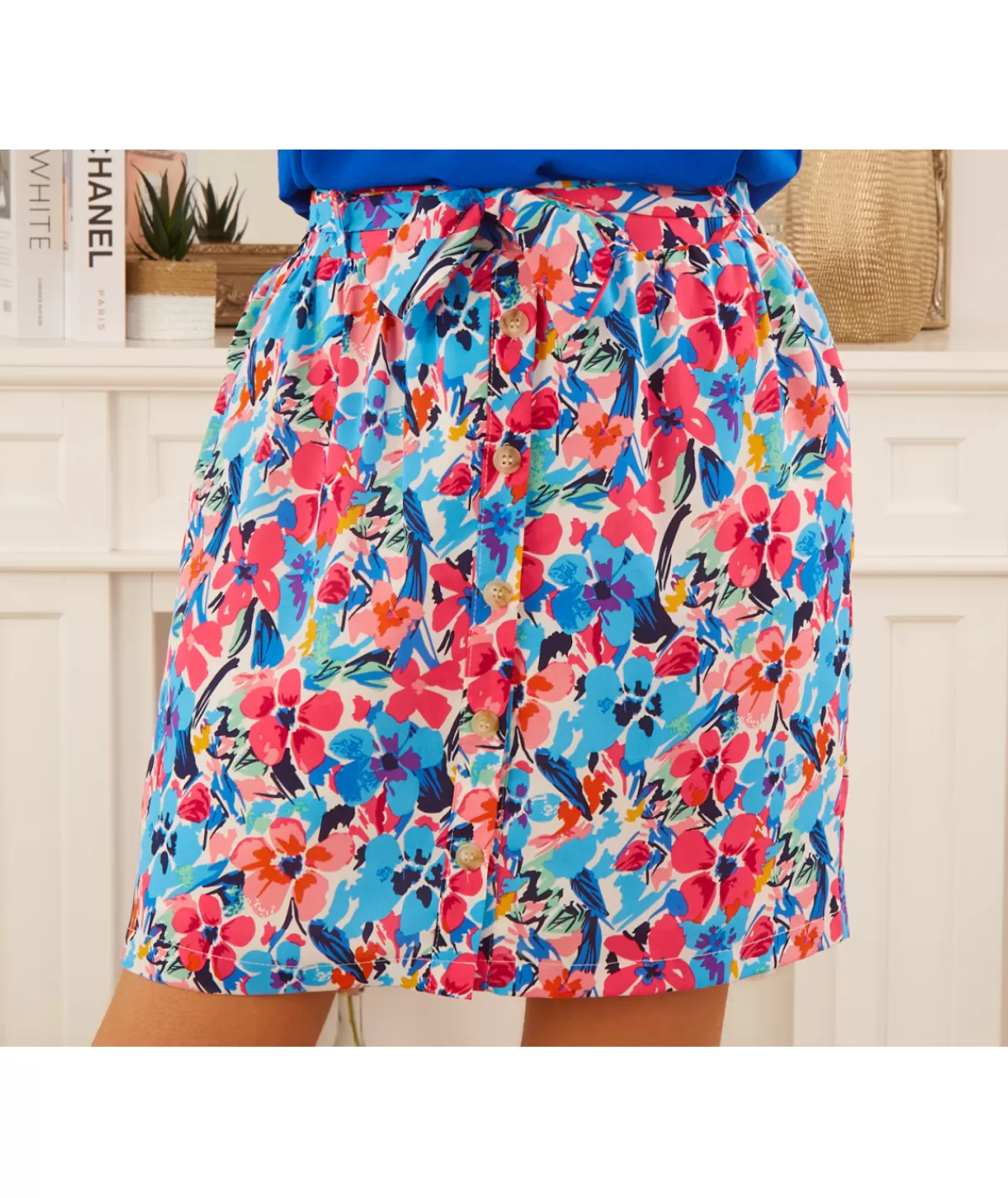 La boutique de Lilie Jupes / Shorts>JUPE NORA Bleu
