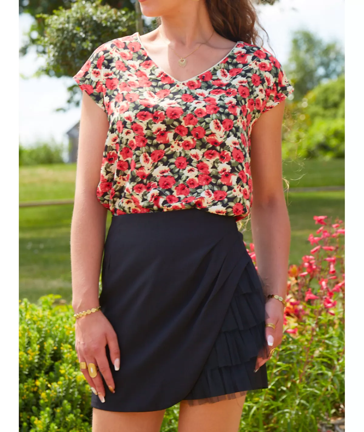 La boutique de Lilie Jupes / Shorts>JUPE PERRY Noir