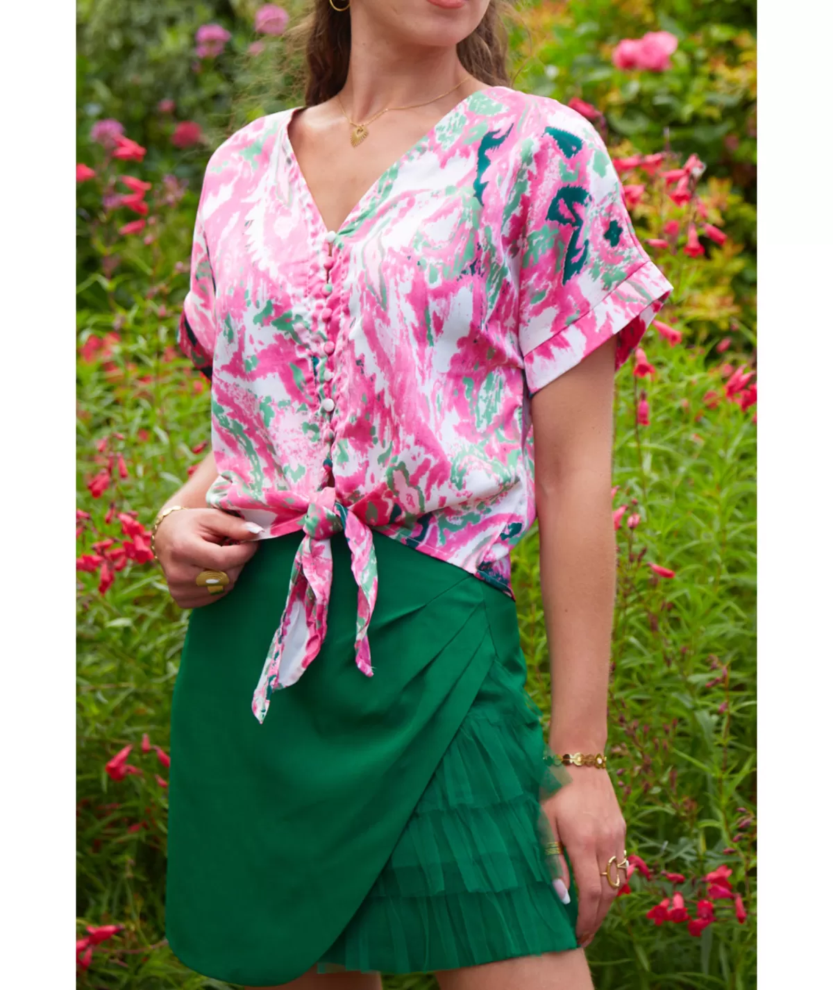 La boutique de Lilie Jupes / Shorts>JUPE PERRY Vert