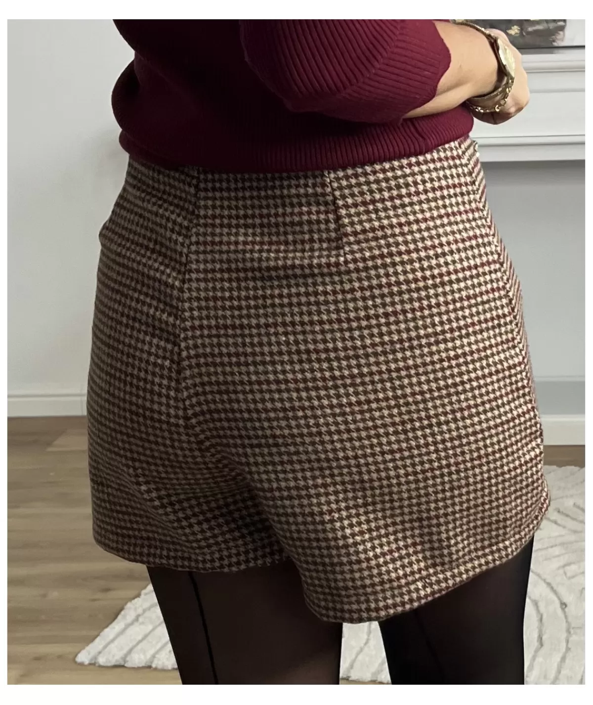 La boutique de Lilie Jupes / Shorts>JUPE SHORT ANATOLE Bordeaux