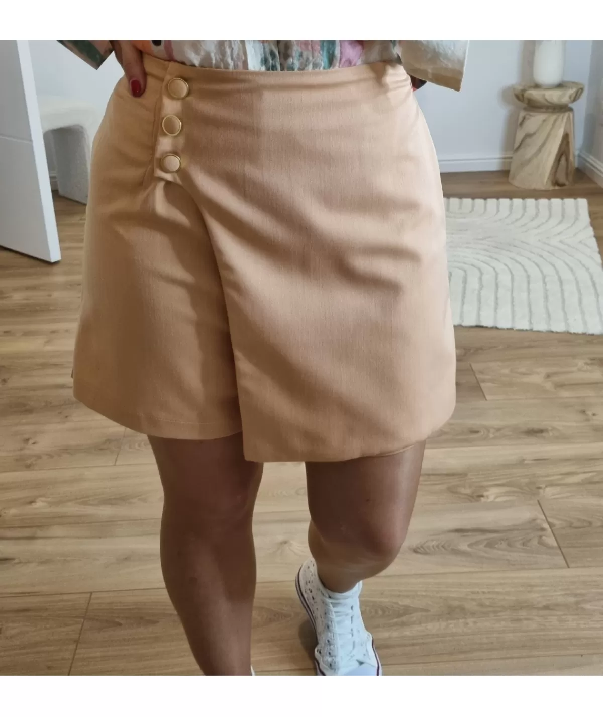 La boutique de Lilie Jupes / Shorts>JUPE SHORT VIVIANE Saumon
