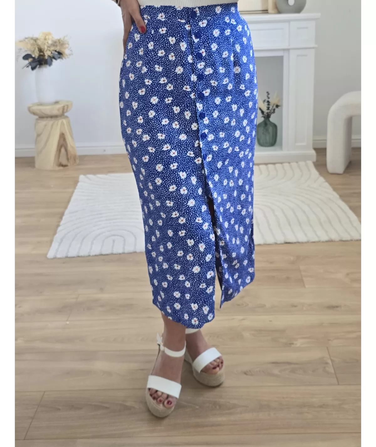La boutique de Lilie Jupes / Shorts>JUPE TOSCANE Bleu