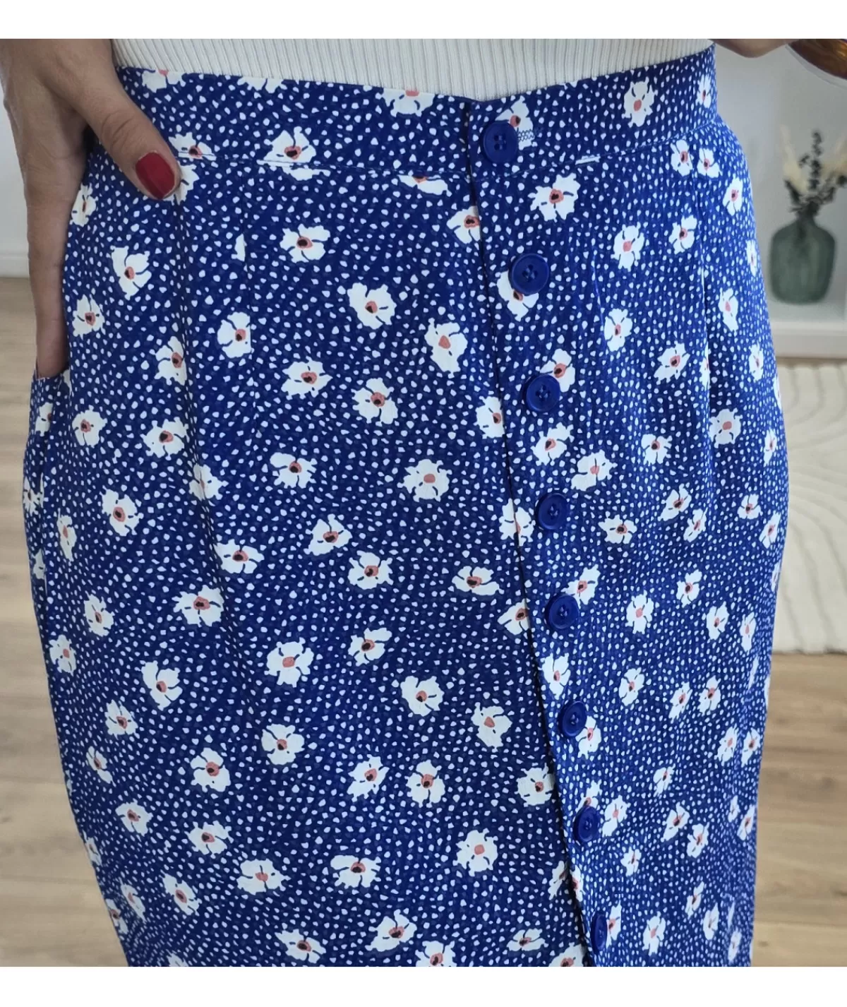 La boutique de Lilie Jupes / Shorts>JUPE TOSCANE Bleu