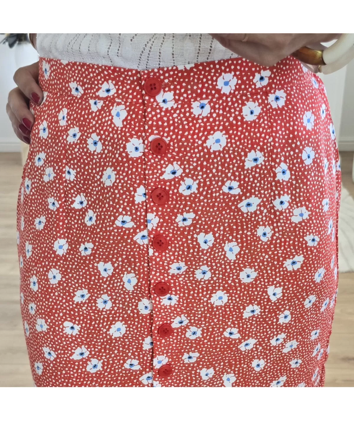 La boutique de Lilie Jupes / Shorts>JUPE TOSCANE Rouge