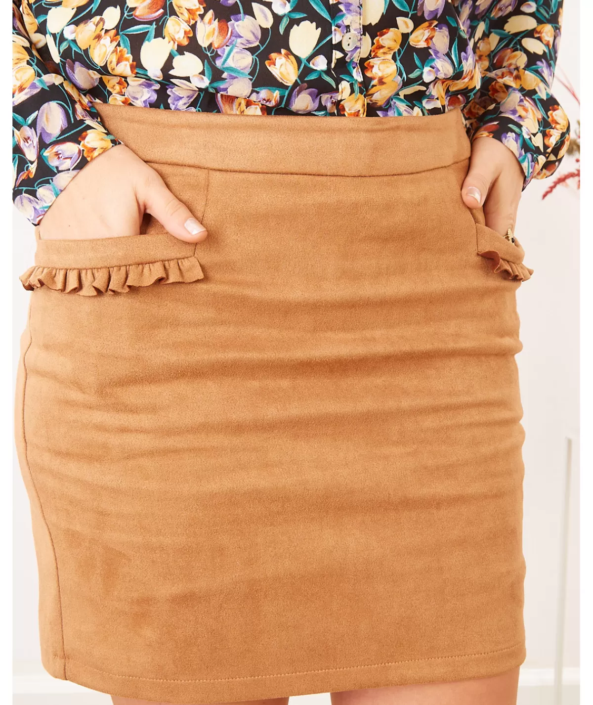 La boutique de Lilie Jupes / Shorts>JUPE ULISSE Taupe