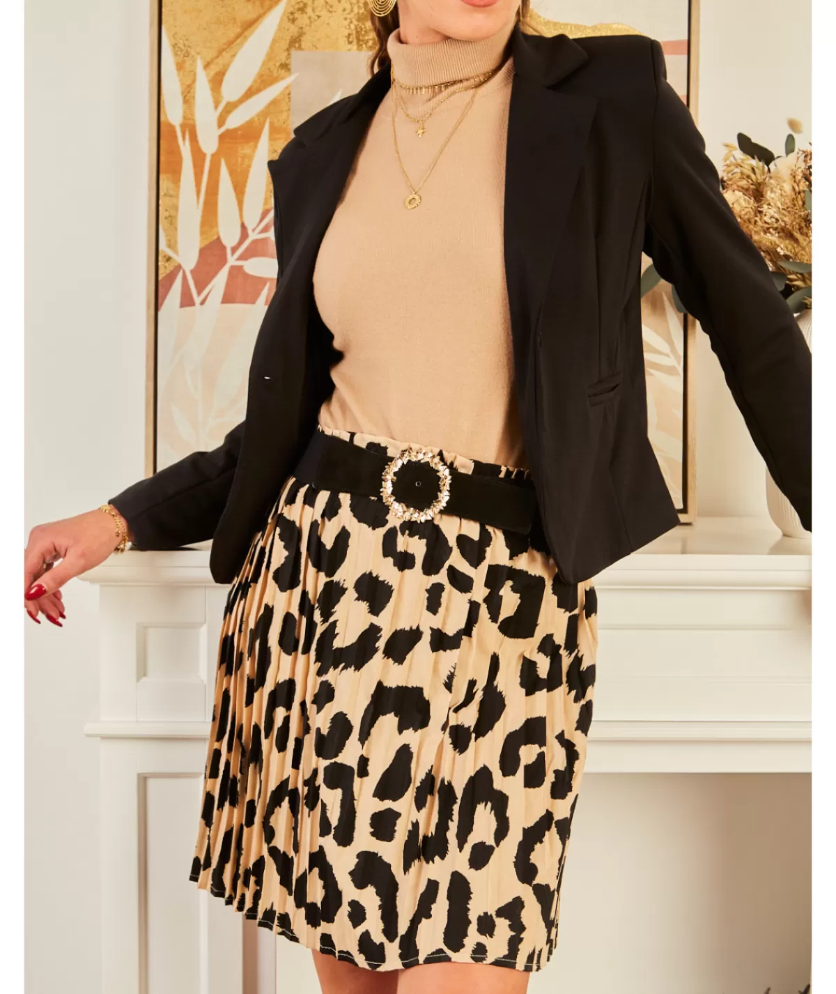 La boutique de Lilie Jupes / Shorts>JUPE VALIA Camel