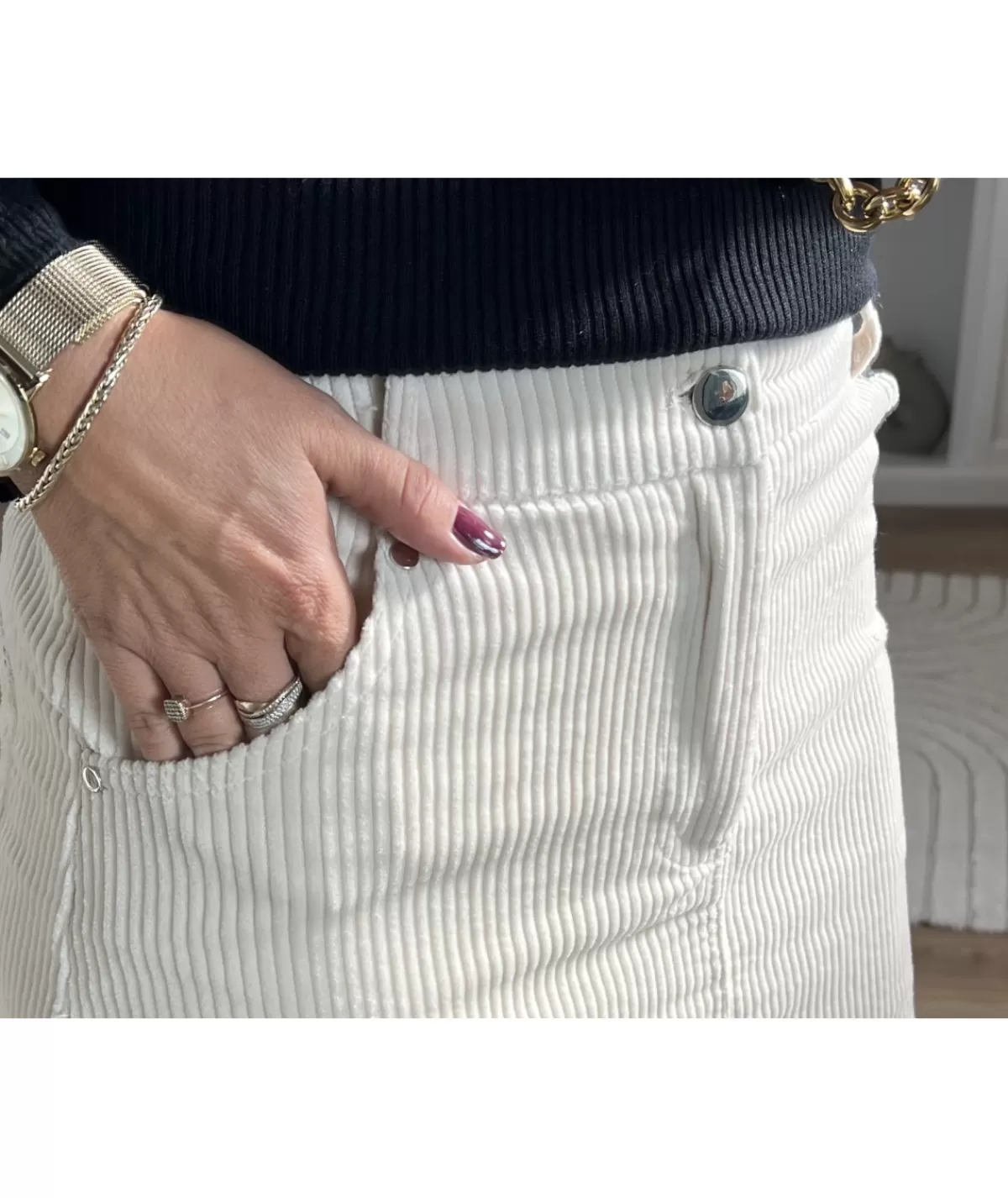 La boutique de Lilie Jupes / Shorts>JUPE YANNICK DOUBLURE SHORT Beige