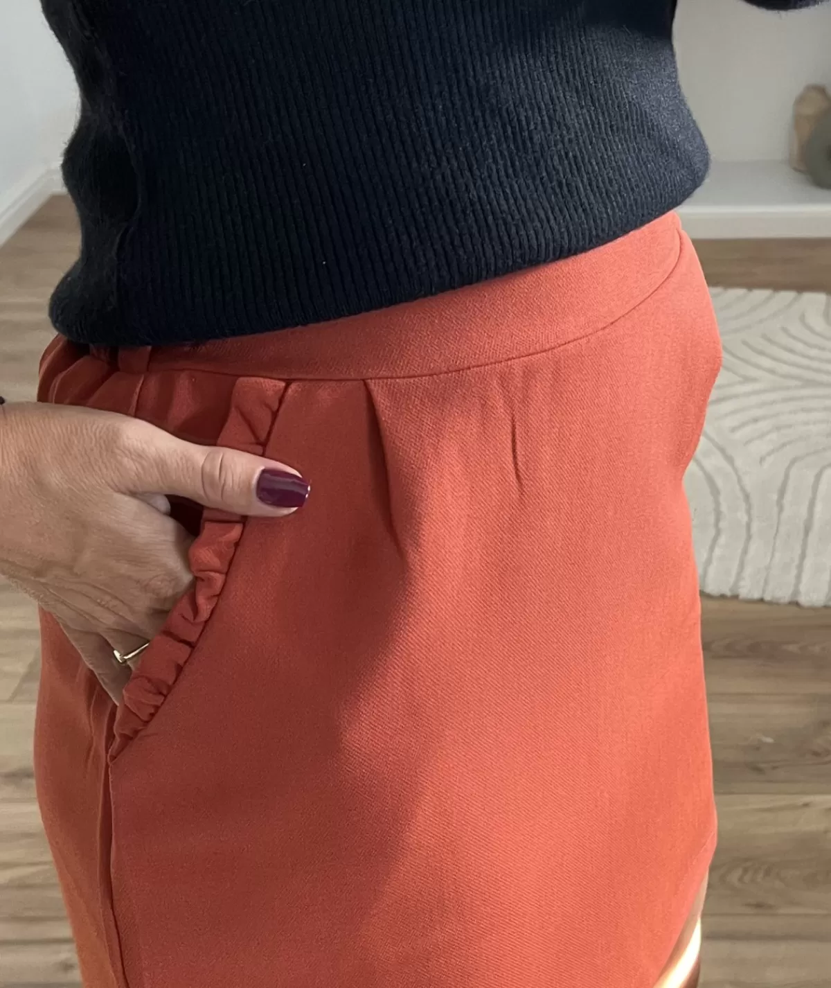 La boutique de Lilie Jupes / Shorts>JUPE ZINEDINE Rouille