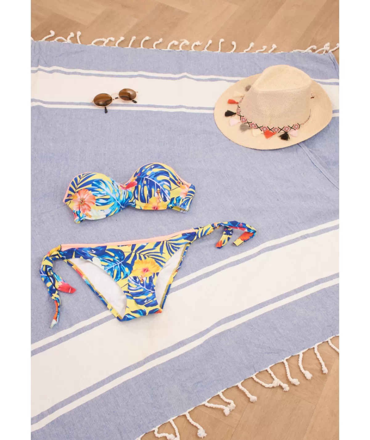La boutique de Lilie Lingerie & Bain>MAILLOT DE BAIN ORNELLA 2 PIECES Blanc