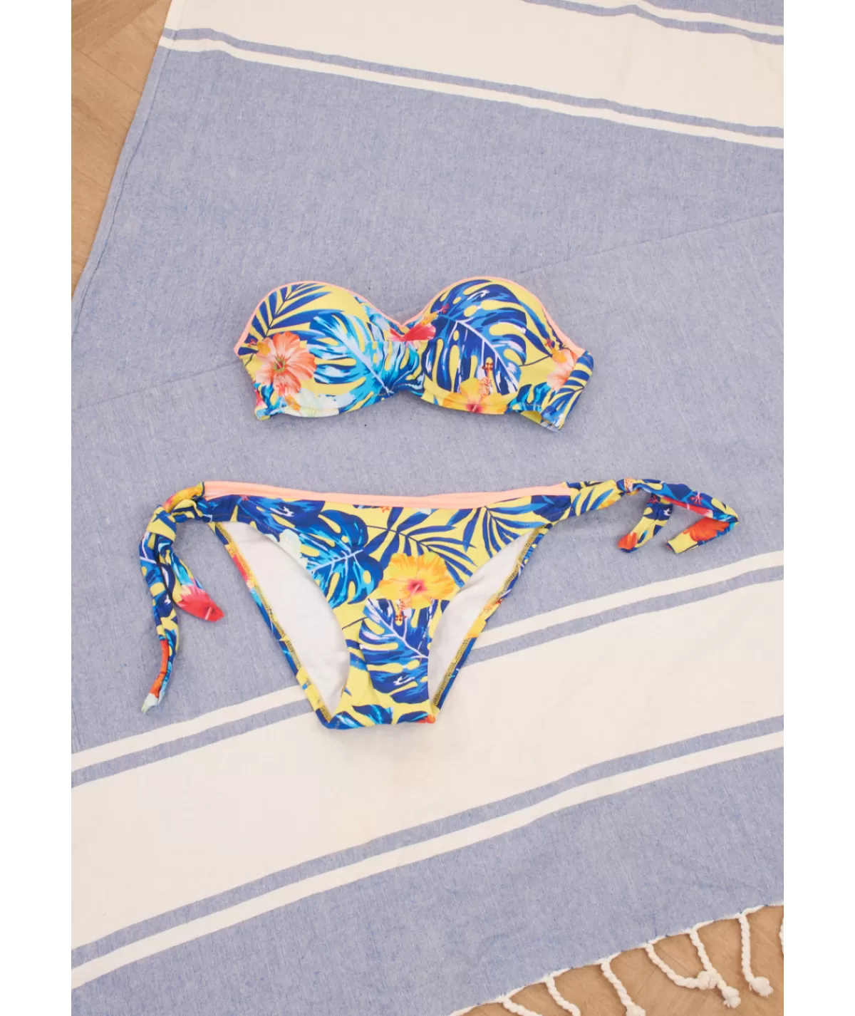 La boutique de Lilie Lingerie & Bain>MAILLOT DE BAIN ORNELLA 2 PIECES Blanc