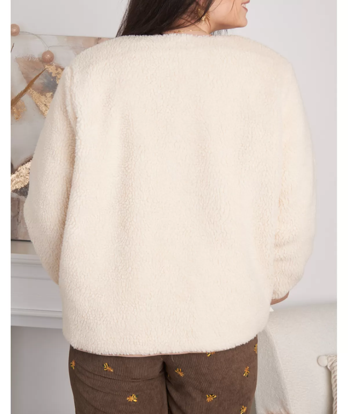 La boutique de Lilie Manteaux>MANTEAU ADELINE REVERSIBLE Beige