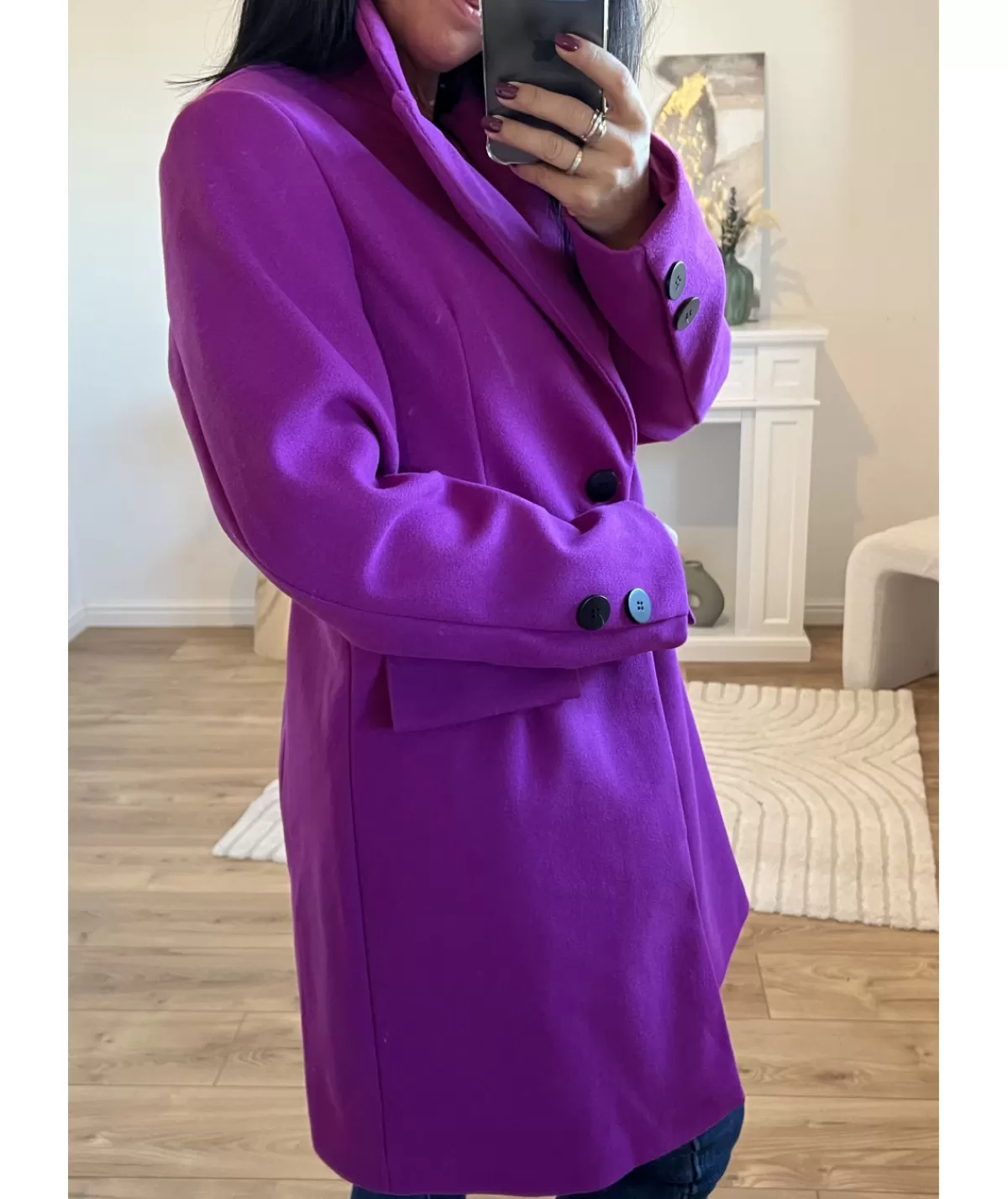 La boutique de Lilie Manteaux>MANTEAU CHARLOTTE Violet