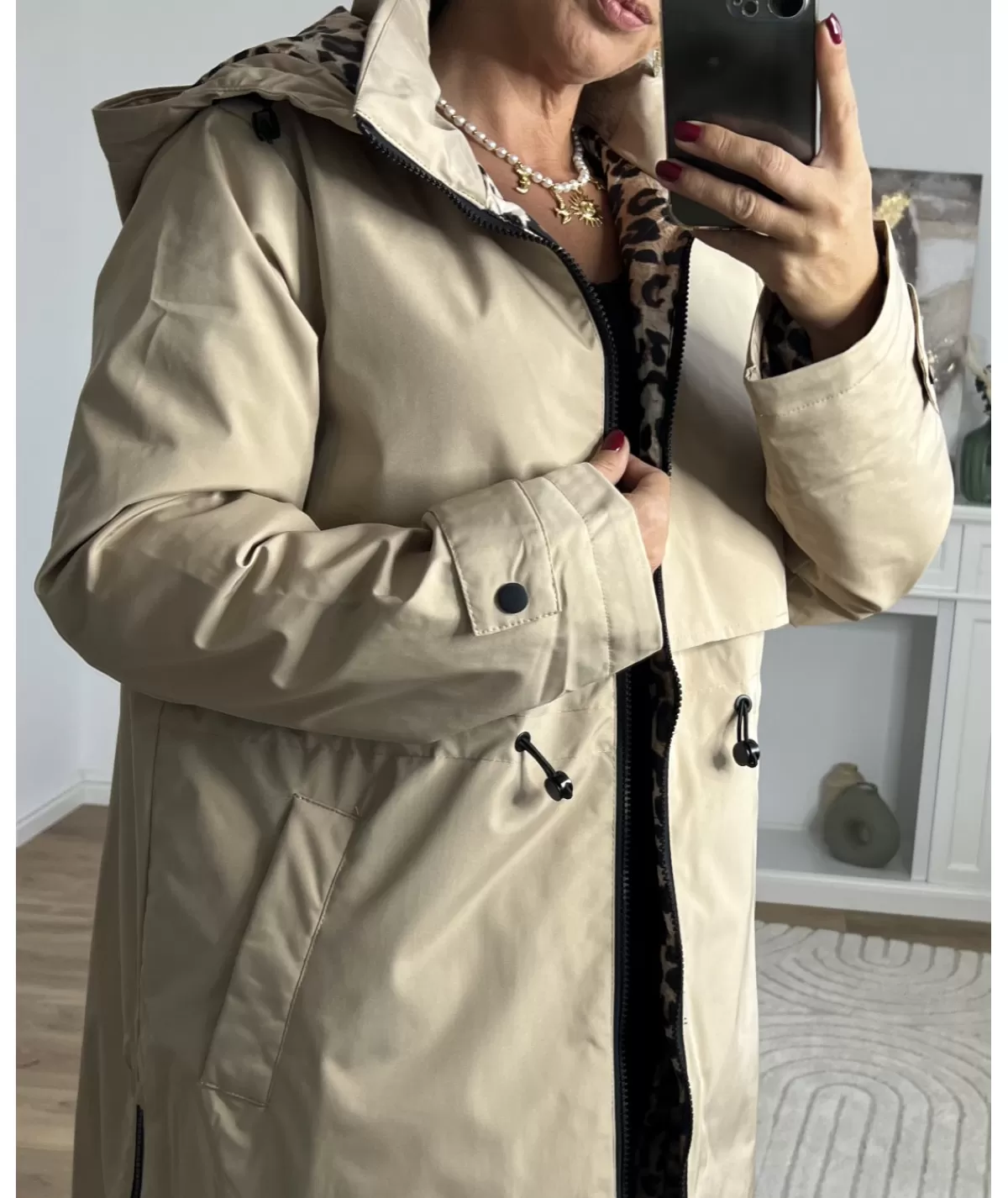 La boutique de Lilie Manteaux>MANTEAU DELPHINE LONG Beige