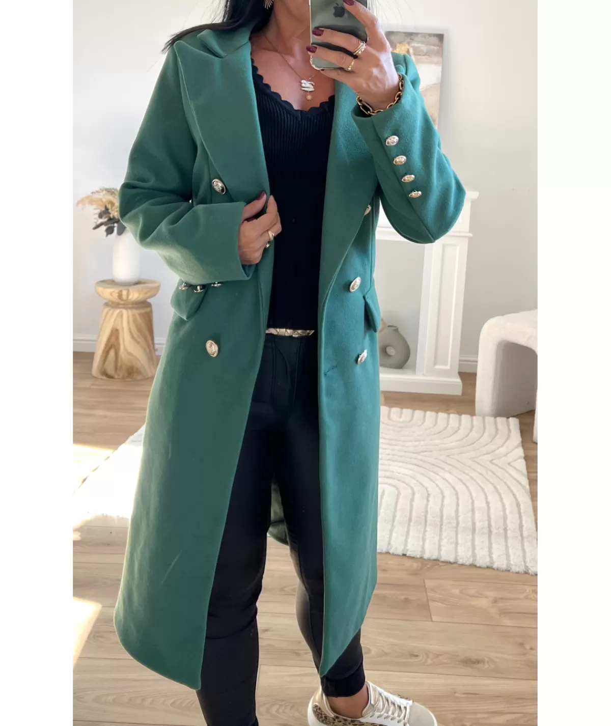 La boutique de Lilie Manteaux>MANTEAU JESSICA Vertsapin