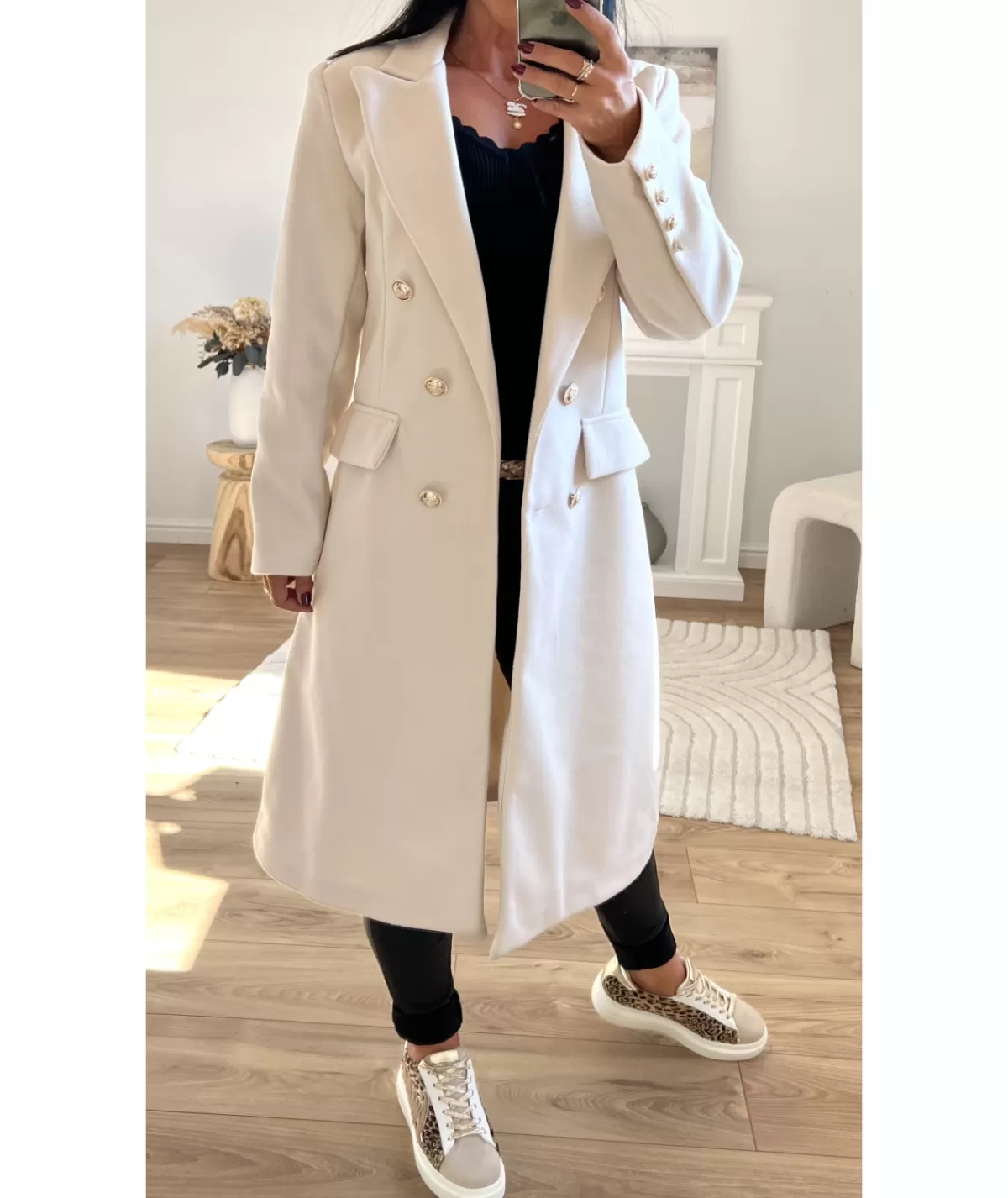 La boutique de Lilie Manteaux>MANTEAU JESSICA Beige