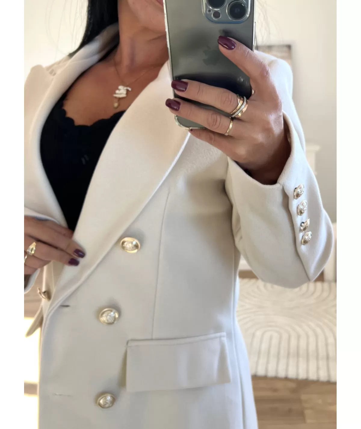 La boutique de Lilie Manteaux>MANTEAU JESSICA Beige