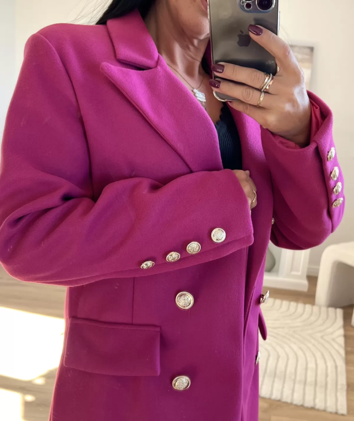 La boutique de Lilie Manteaux>MANTEAU JESSICA Fushia