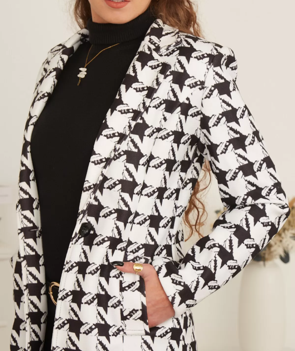 La boutique de Lilie Manteaux>MANTEAU LAURE Noir