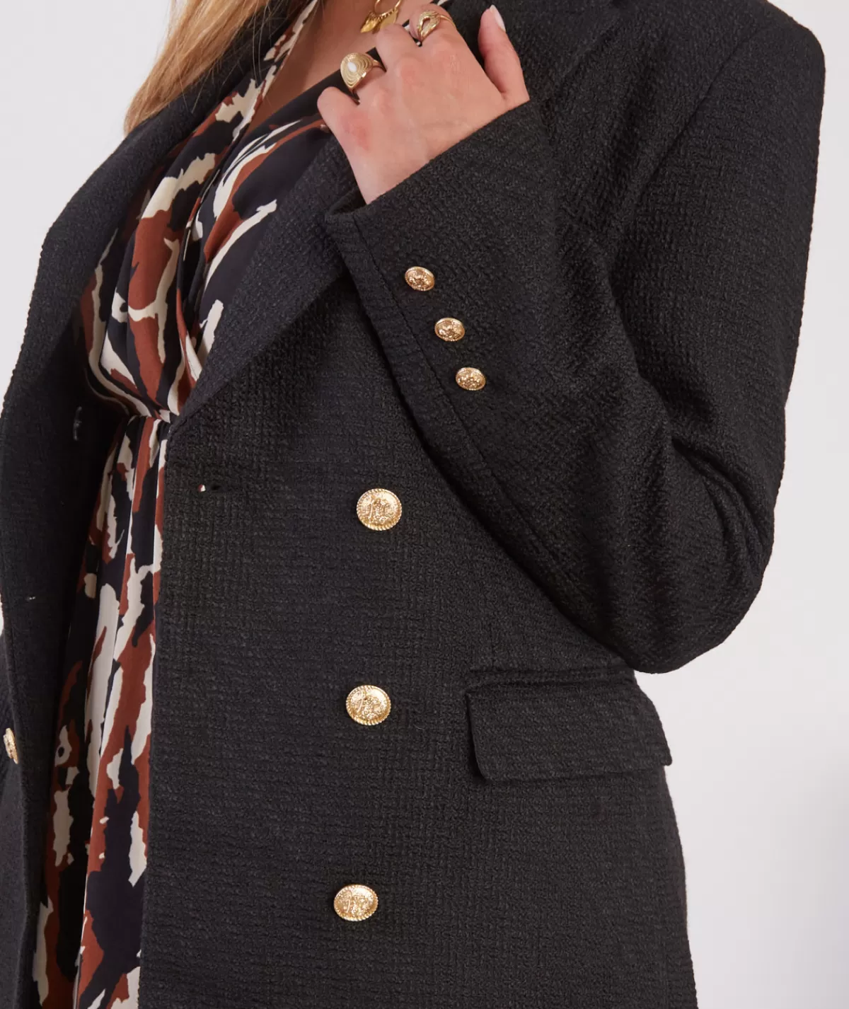 La boutique de Lilie Manteaux>MANTEAU LUCIE Noir