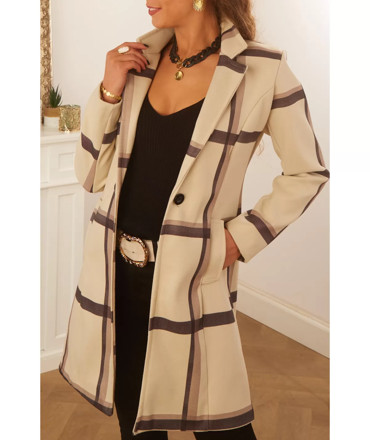 La boutique de Lilie Manteaux>MANTEAU MONA Beige