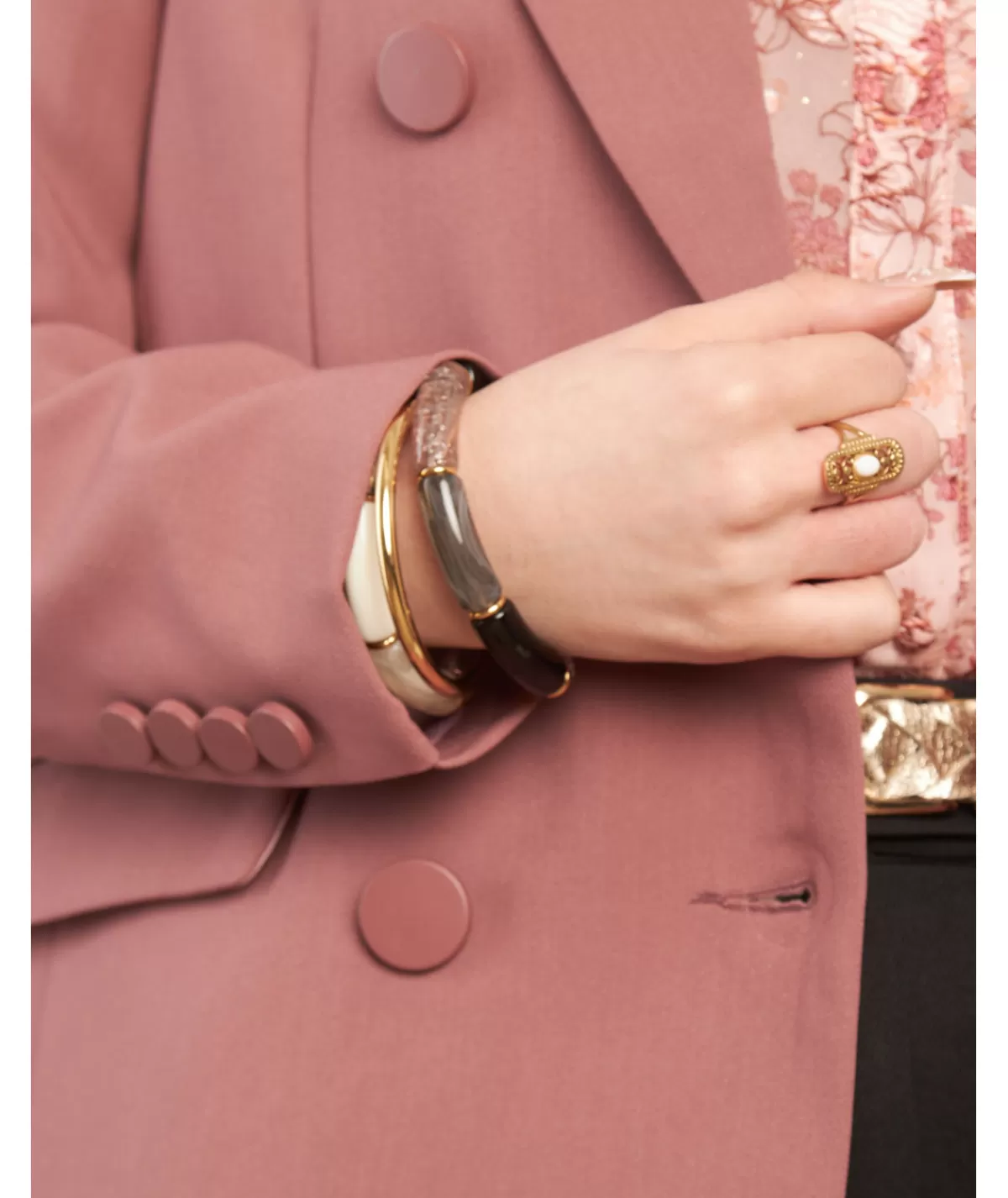 La boutique de Lilie Manteaux>MANTEAU NACERA LONG Vieuxrose