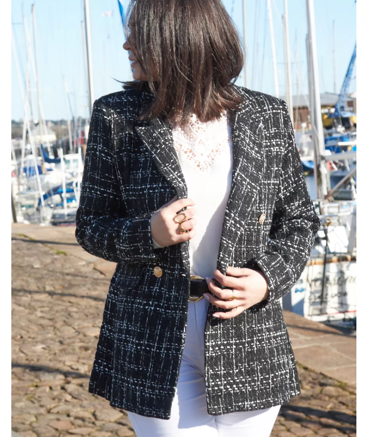 La boutique de Lilie Manteaux>MANTEAU PASCALINE Noir