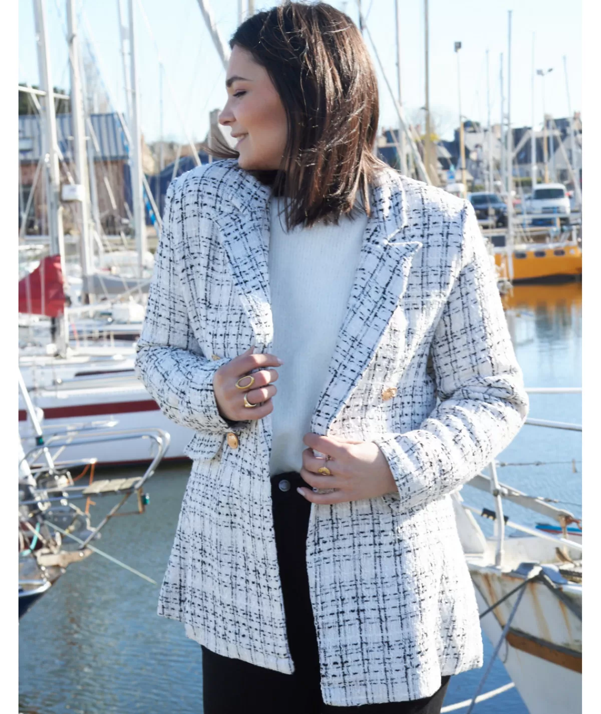 La boutique de Lilie Manteaux>MANTEAU PASCALINE Blanc