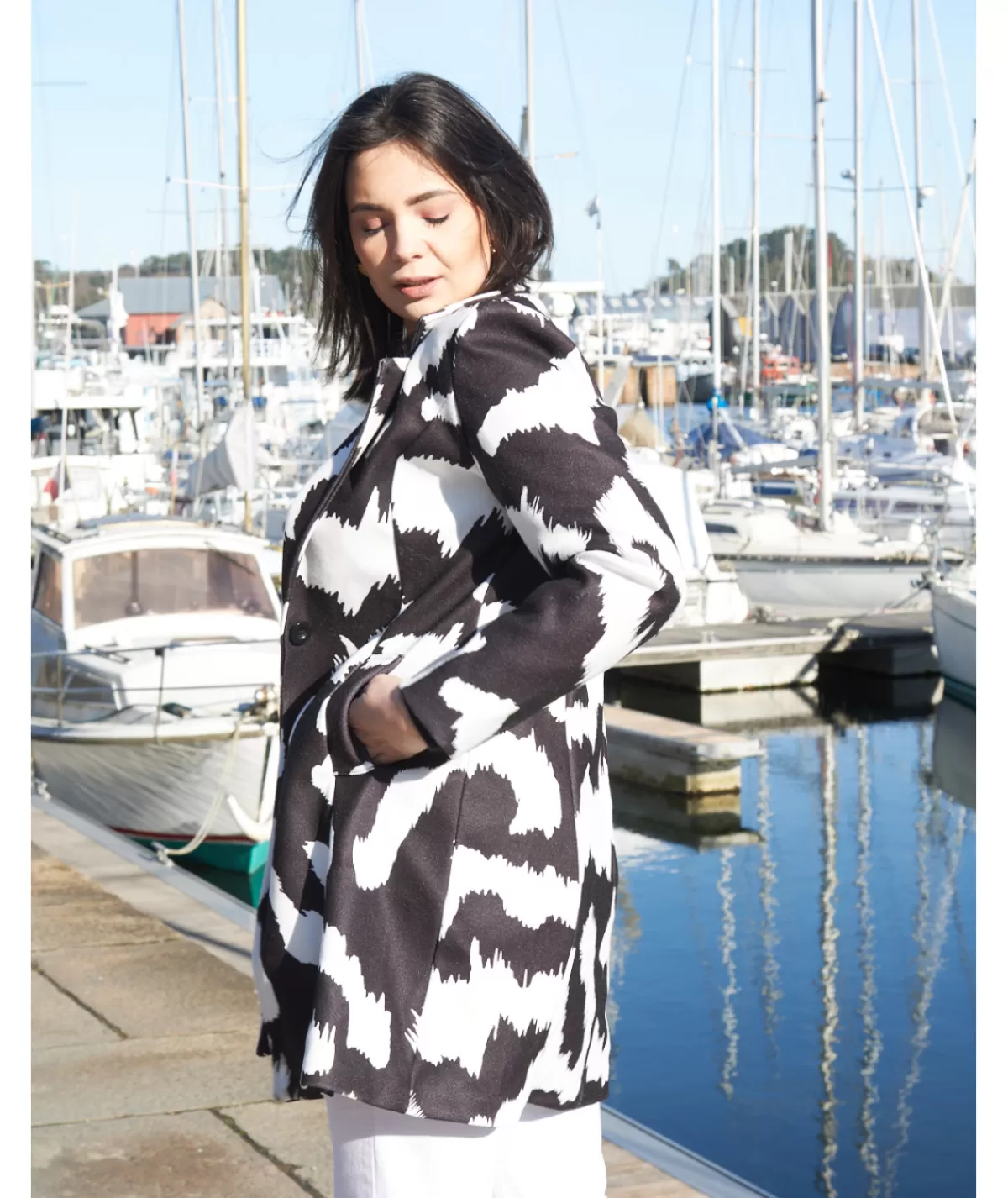 La boutique de Lilie Manteaux>MANTEAU PRUNE Noir