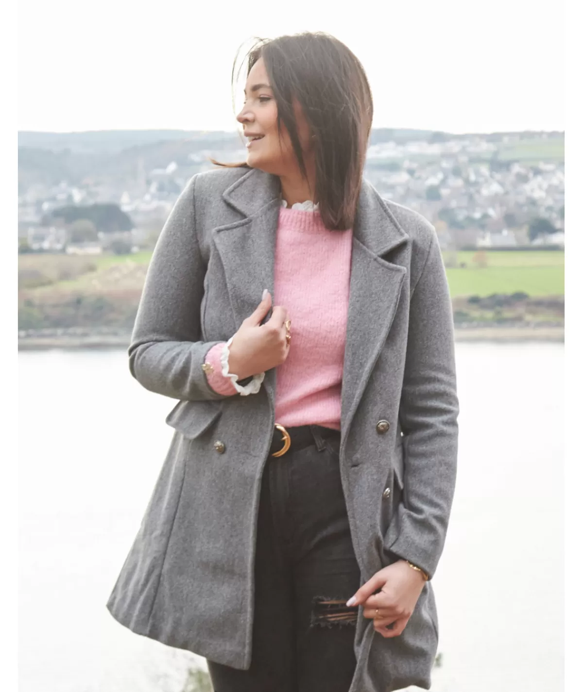 La boutique de Lilie Manteaux>MANTEAU VALERIANE Gris