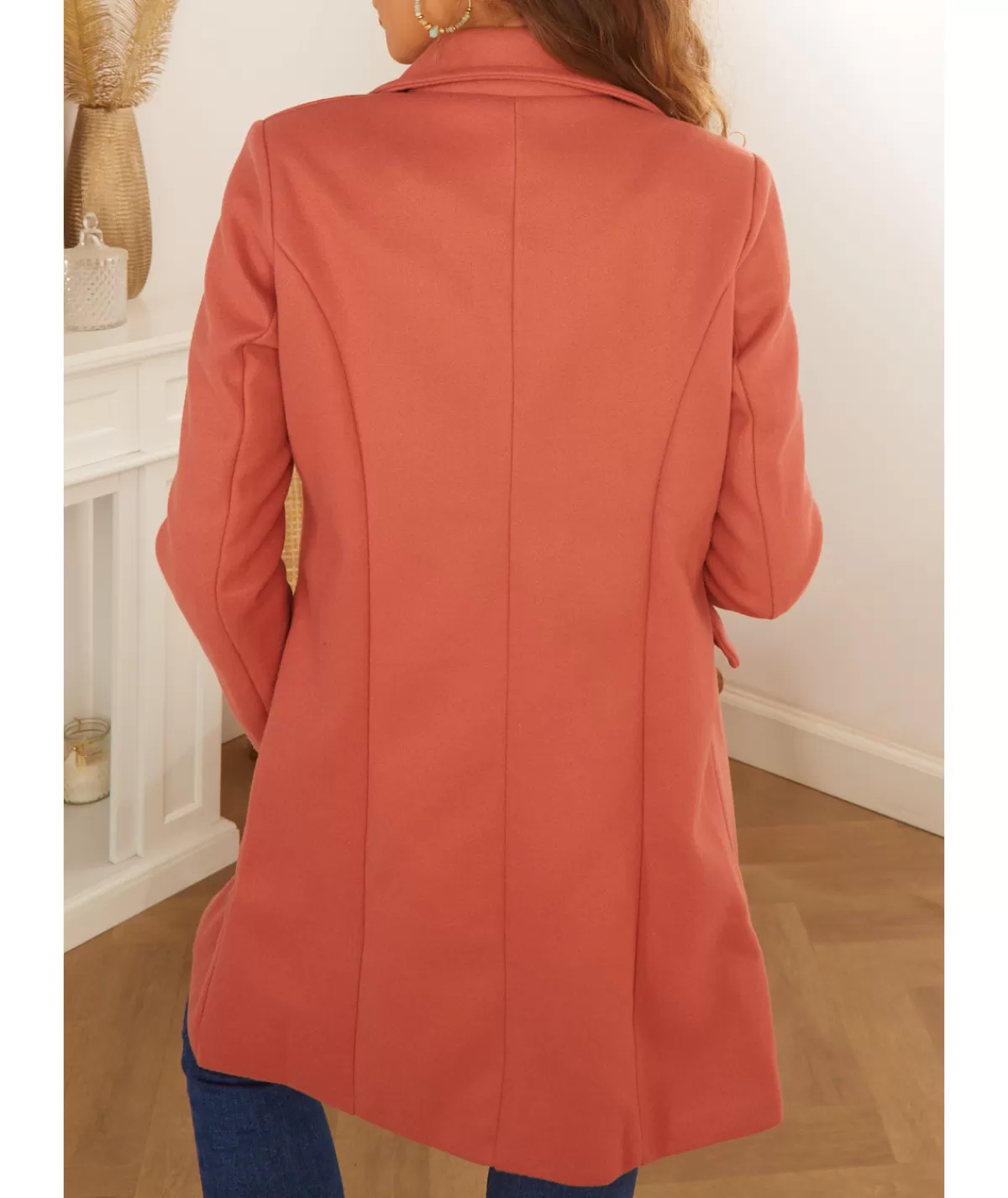 La boutique de Lilie Manteaux>MANTEAU VIVIANE II Vieuxrose