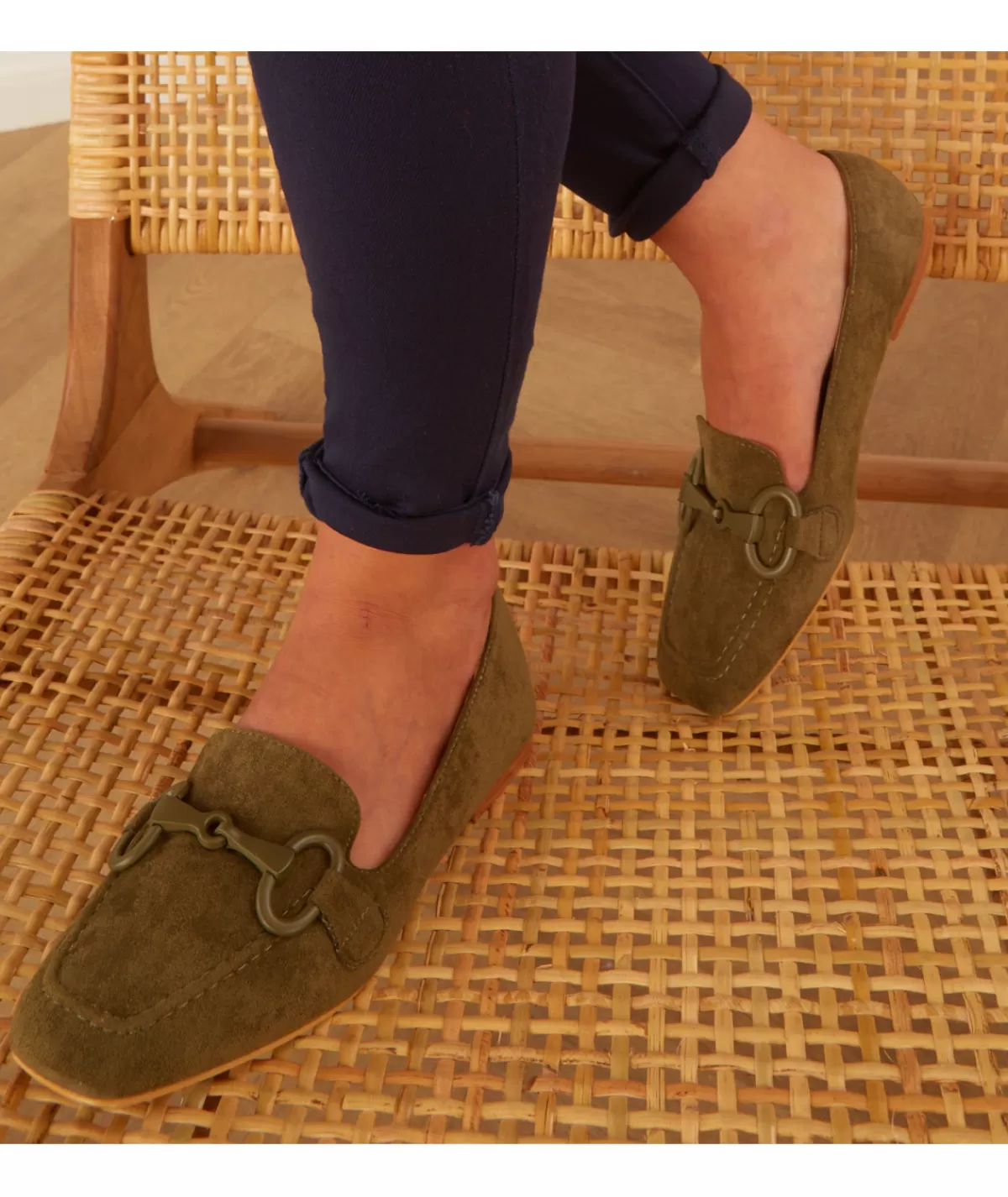 La boutique de Lilie Derbies & Mocassins>MOCASSIN MARJORIE - Kaki