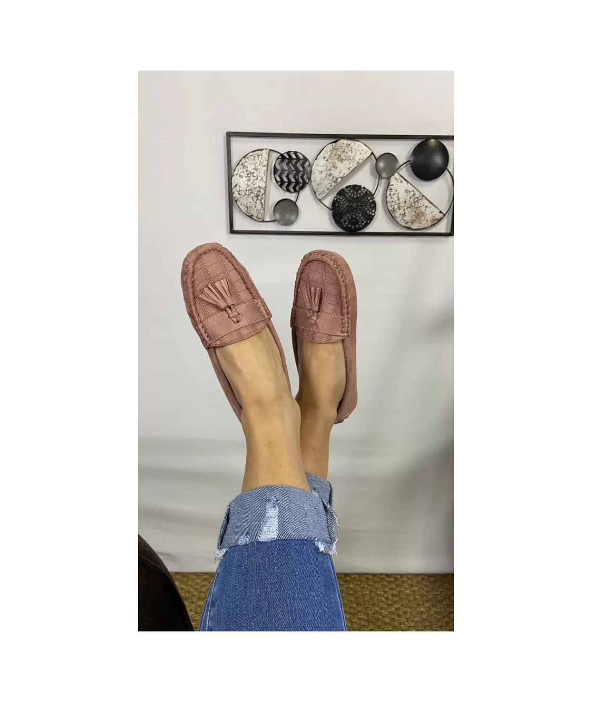 La boutique de Lilie Derbies & Mocassins>MOCASSINS ELINA Vieuxrose