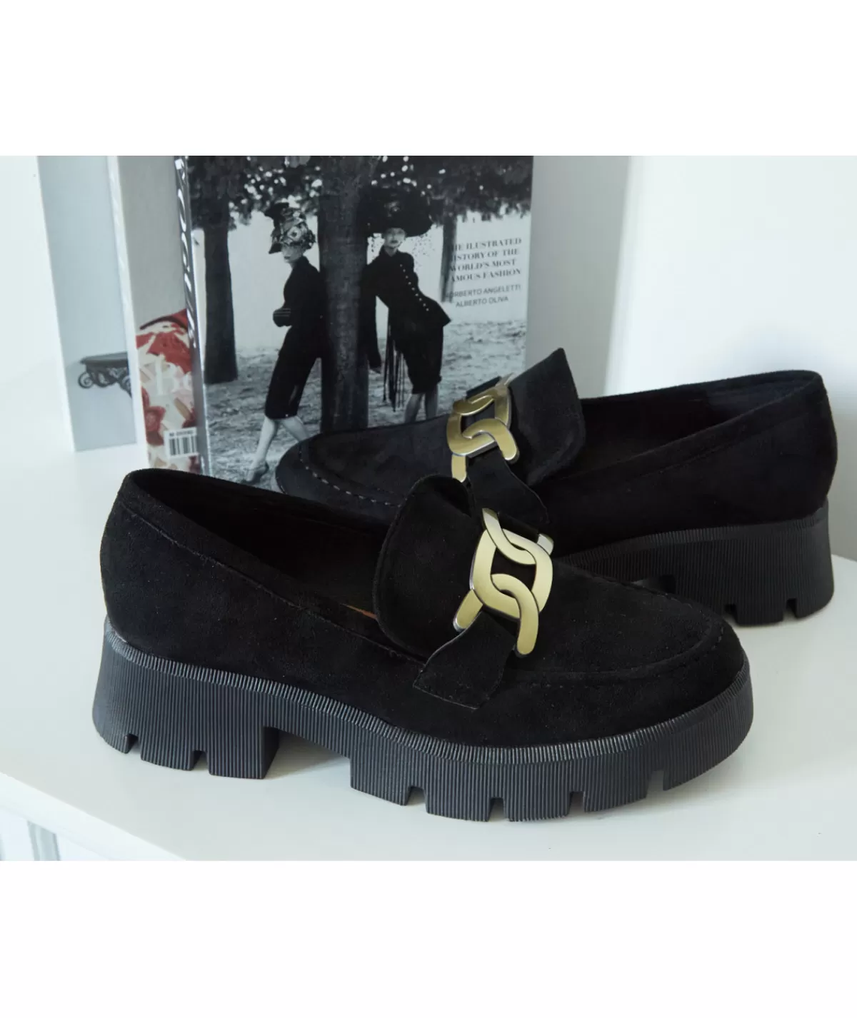 La boutique de Lilie Derbies & Mocassins>MOCASSINS YOUSRA Noir