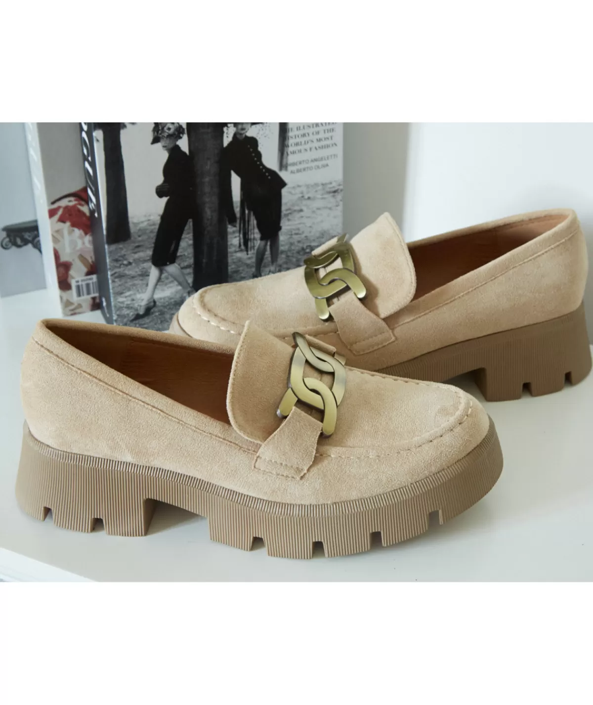 La boutique de Lilie Derbies & Mocassins>MOCASSINS YOUSRA Beige