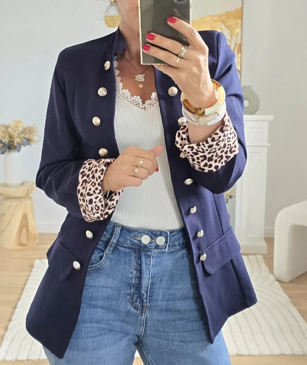 La boutique de Lilie Vestes>OFFICIER FANNY Marine