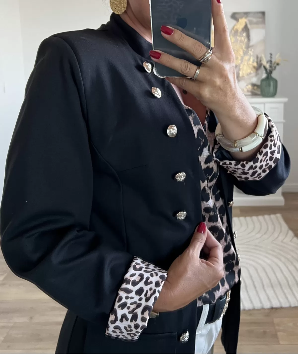 La boutique de Lilie Vestes>OFFICIER FANNY II Noir