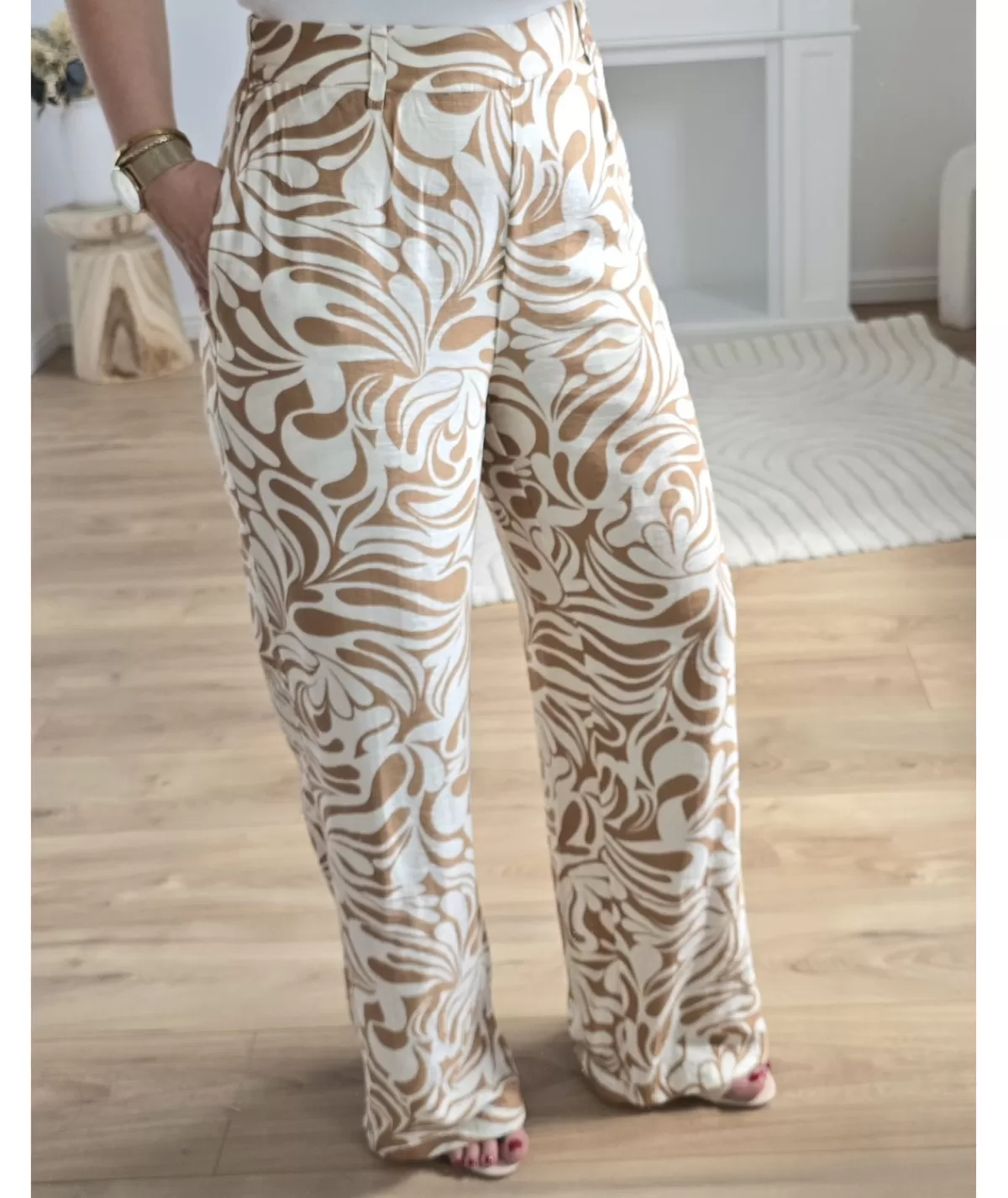 La boutique de Lilie Jeans / Pantalons>PANTALON JEREMIA Camel