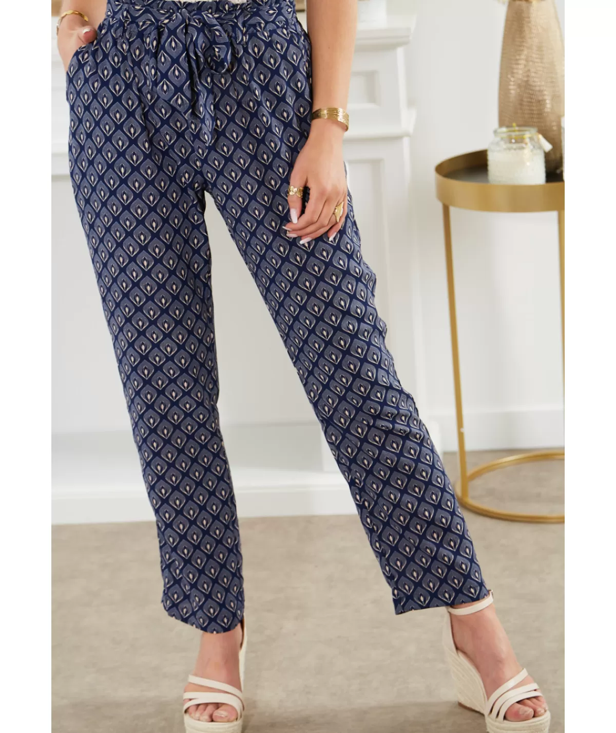 La boutique de Lilie Jeans / Pantalons>PANTALON ABIGAELLE Marine