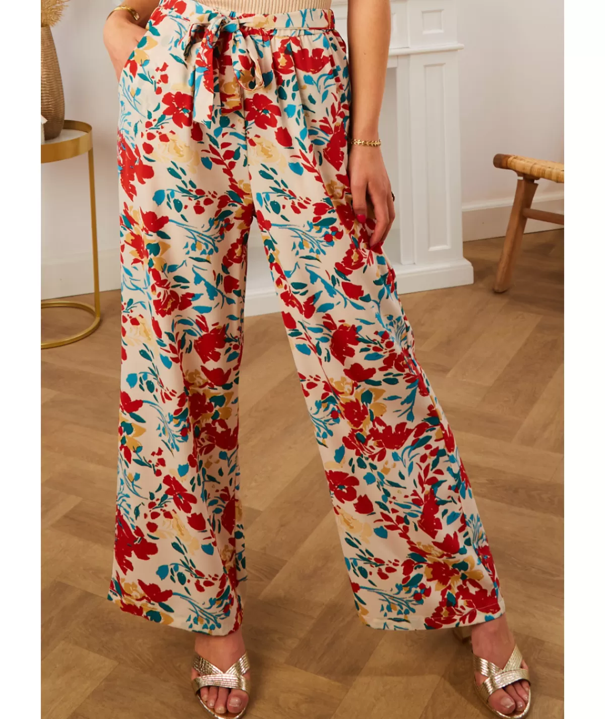 La boutique de Lilie Jeans / Pantalons>PANTALON ADELINE Rouge