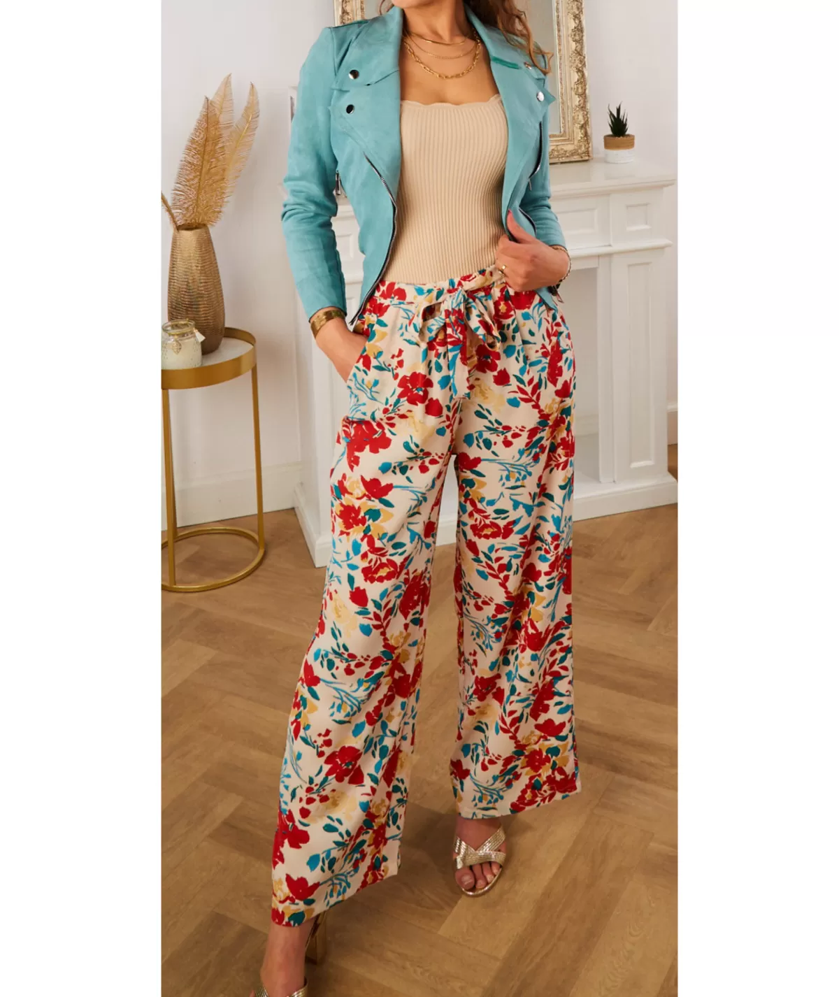 La boutique de Lilie Jeans / Pantalons>PANTALON ADELINE Rouge
